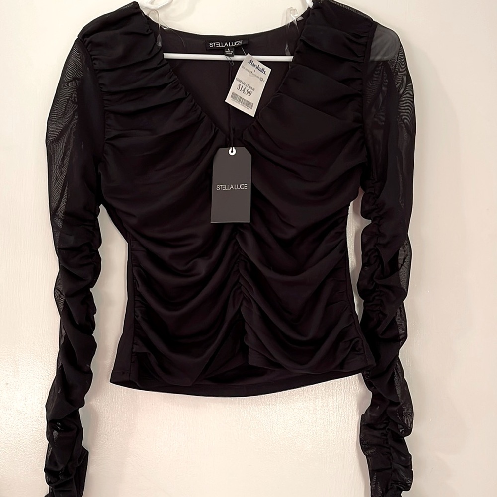 Stella Luce, long sleeve, size Large top